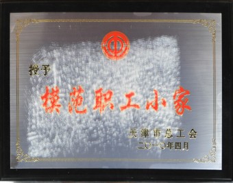 2010年“模范职工小家”奖牌